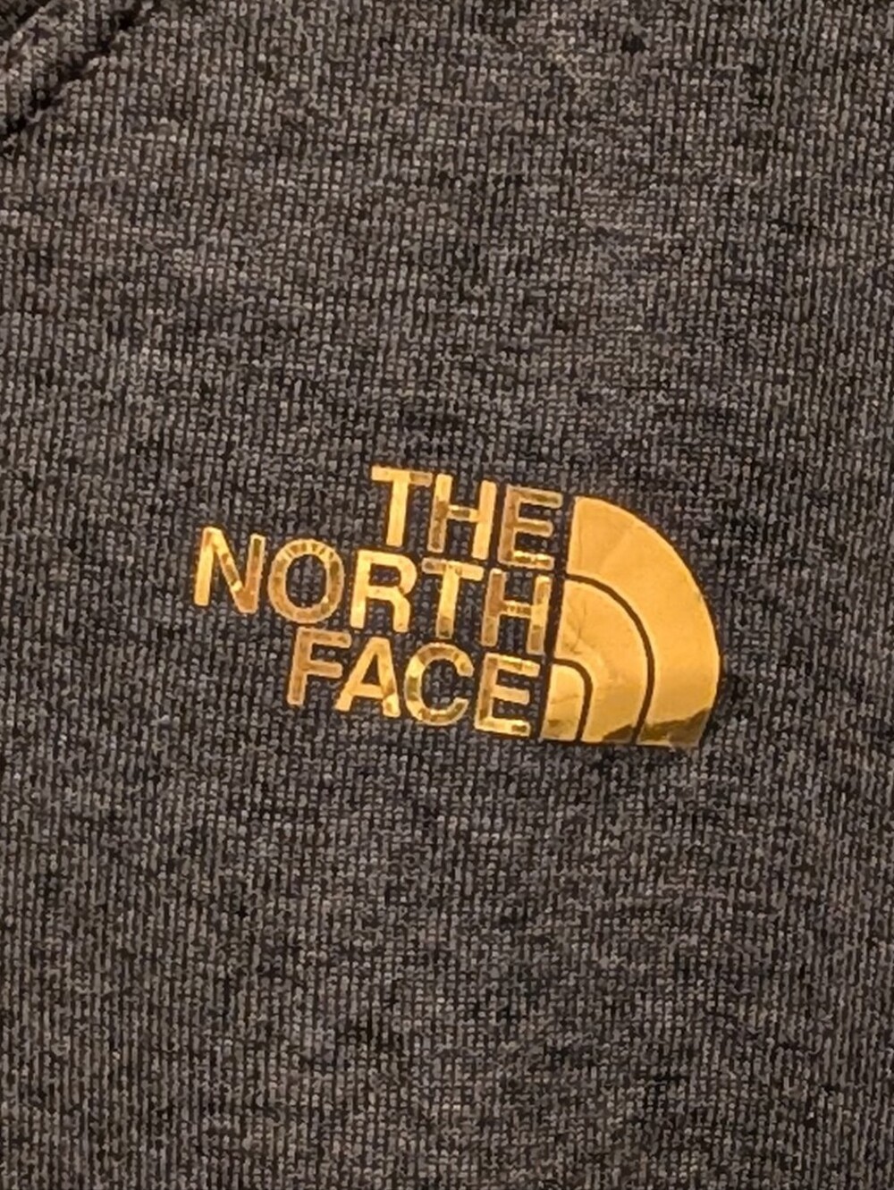 GUC North Face x Grouse Grind S Dark Grey Tee with Gold Logo - Picture 3 of 4
